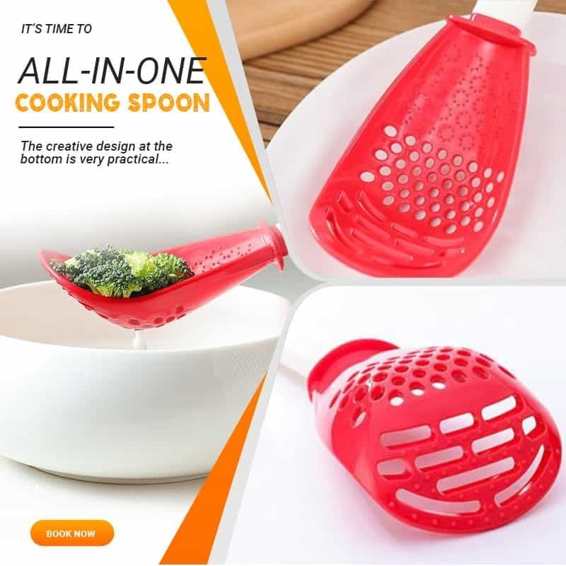 (Early Christmas Sale- SAVE 48% OFF)Multifunctional Kitchen Cooking Spoon--Free Shipping